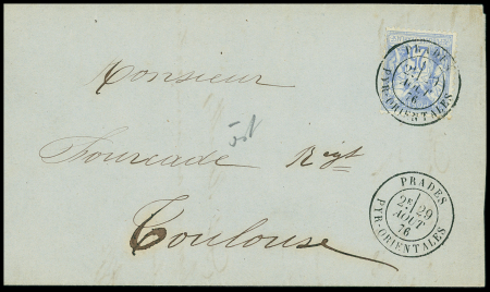 N°68 25c outremer CàD Prades (Pyrénées-Orientales)