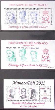 1957-2016, Collection de Monaco en 1 classeur, neuf