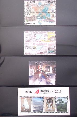 1957-2016, Collection de Monaco en 1 classeur, neuf