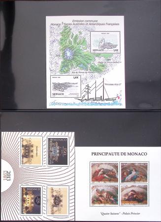 1957-2016, Collection de Monaco en 1 classeur, neuf