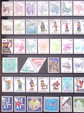 1957-2016, Collection de Monaco en 1 classeur, neuf