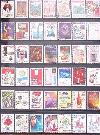 1957-2016, Collection de Monaco en 1 classeur, neuf