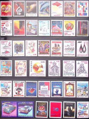 1957-2016, Collection de Monaco en 1 classeur, neuf