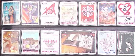 1957-2016, Collection de Monaco en 1 classeur, neuf