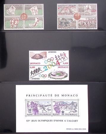 1957-2016, Collection de Monaco en 1 classeur, neuf