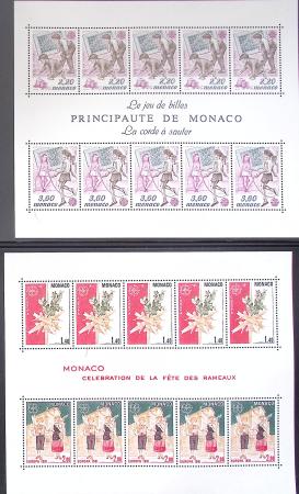 1957-2016, Collection de Monaco en 1 classeur, neuf