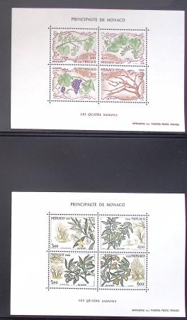 1957-2016, Collection de Monaco en 1 classeur, neuf