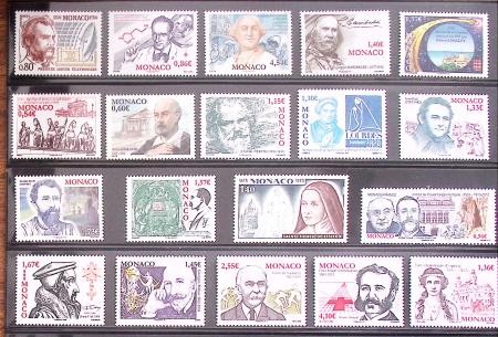1957-2016, Collection de Monaco en 1 classeur, neuf