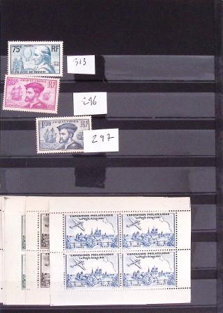 1930-40 env., Petit ensemble de timbres de France et