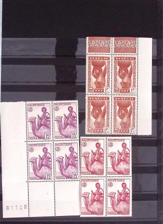 1930-40 env., Petit ensemble de timbres de France et