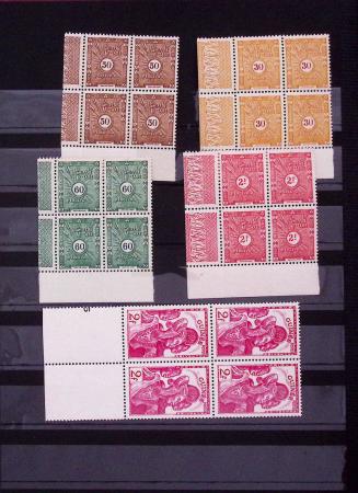 1930-40 env., Petit ensemble de timbres de France et