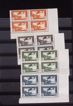 1930-40 env., Petit ensemble de timbres de France et