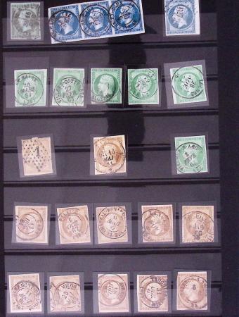 1849-1874, Collection de France classique obl. CAD