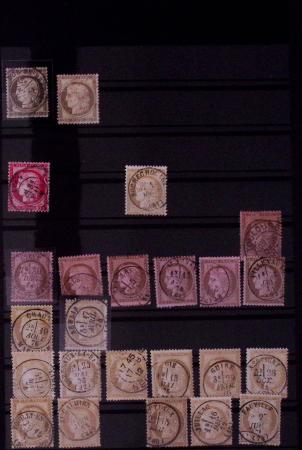 1849-1874, Collection de France classique obl. CAD