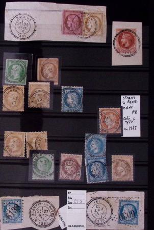 1849-1874, Collection de France classique obl. CAD