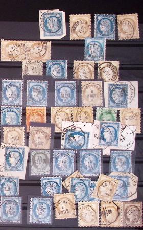 1849-1874, Collection de France classique obl. CAD