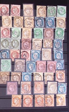 1849-1874, Collection de France classique obl. CAD