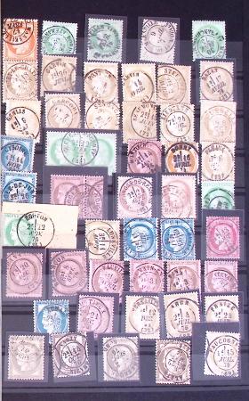 1849-1874, Collection de France classique obl. CAD