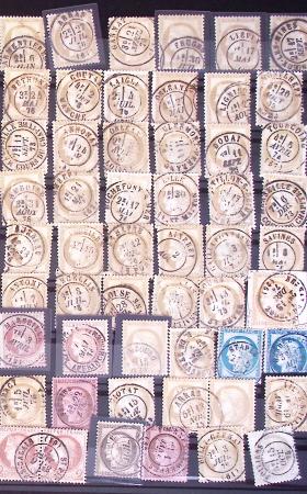 1849-1874, Collection de France classique obl. CAD