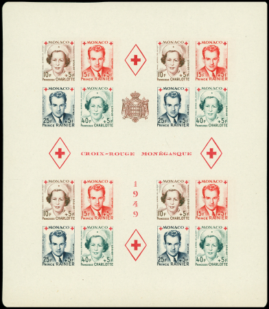BLOC-FEUILLET N°3B Croix-Rouge 1949, neuf **, TB