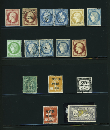 1849-1960,  Ancienne collection de France montée sur