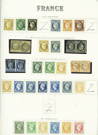 1849-1960,  Ancienne collection de France montée sur