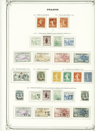 1849-1960,  Ancienne collection de France montée sur