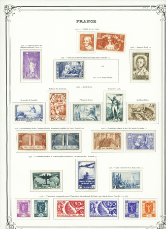 1849-1960,  Ancienne collection de France montée sur