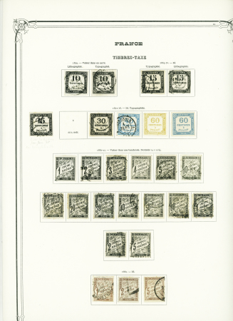 1849-1960,  Ancienne collection de France montée sur