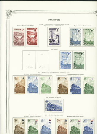 1849-1960,  Ancienne collection de France montée sur