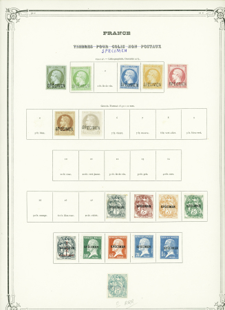1849-1960,  Ancienne collection de France montée sur