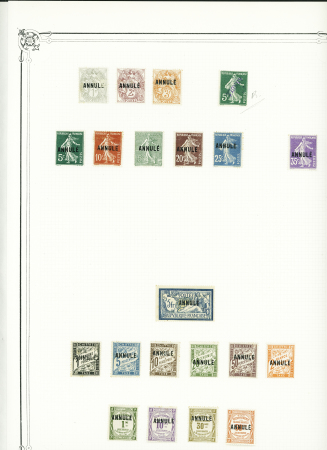 1849-1960,  Ancienne collection de France montée sur