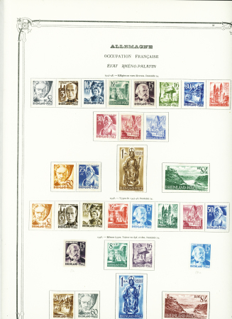 1849-1960,  Ancienne collection de France montée sur