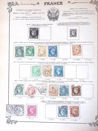 1841-1920, Old-time all-world chiefly used collection