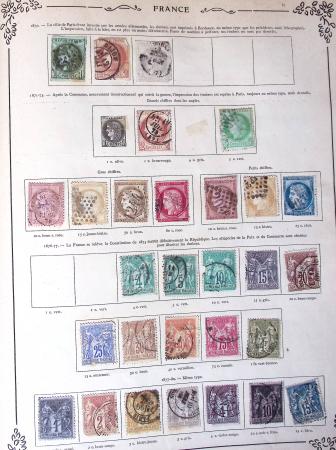 1841-1920, Old-time all-world chiefly used collection