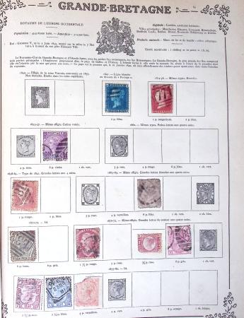 1841-1920, Old-time all-world chiefly used collection