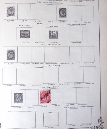 1841-1920, Old-time all-world chiefly used collection