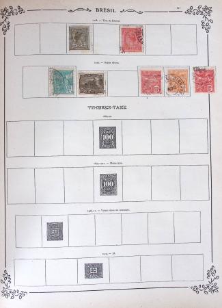 1841-1920, Old-time all-world chiefly used collection