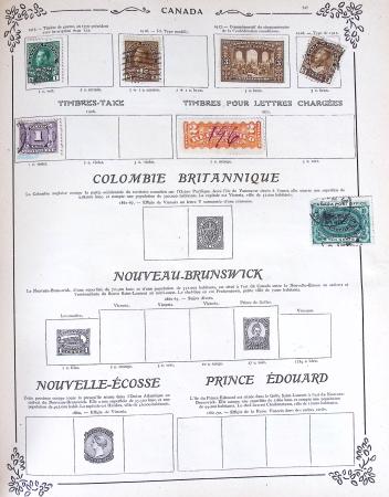 1841-1920, Old-time all-world chiefly used collection