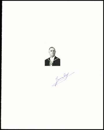 N°1697 Général de Gaulle : projet dessiné et gravé