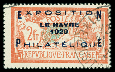 N°257A Exposition philatélique du Havre, obl. càd propre