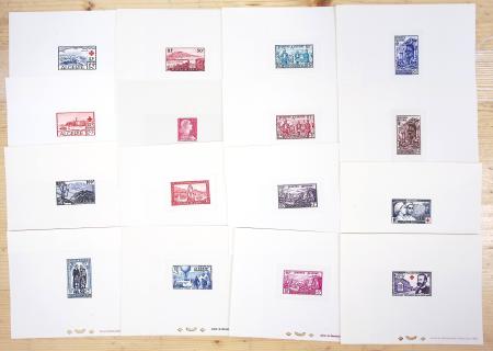 EPREUVES DE LUXE Collection de 72 épreuves de luxe