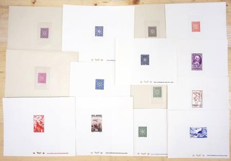 EPREUVES DE LUXE Collection de 72 épreuves de luxe