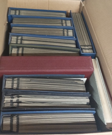1849-1990, Estate in 18 albums and two small showboxes,