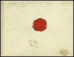 MP "P.56.P CLAMECY" + "CHARGE" sur enveloppe chargée