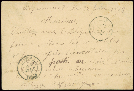 NORD càd MONTIGNY-EN-OSTREVENT (Nord) 1878 sur deux