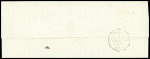 N°9 10c bistre, OBL étoile muette sur lettre de Paris pour Paris, TB