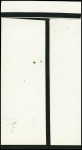 N°12 5c vert, OBL PC 3537 + T15 "Versailles (72)" (1860) sur faire-part de deuil, TB