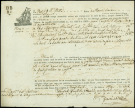 10 connaissements maritimes (1787 - 1878), la plupart illustrés de navires