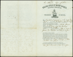 10 connaissements maritimes (1787 - 1878), la plupart illustrés de navires
